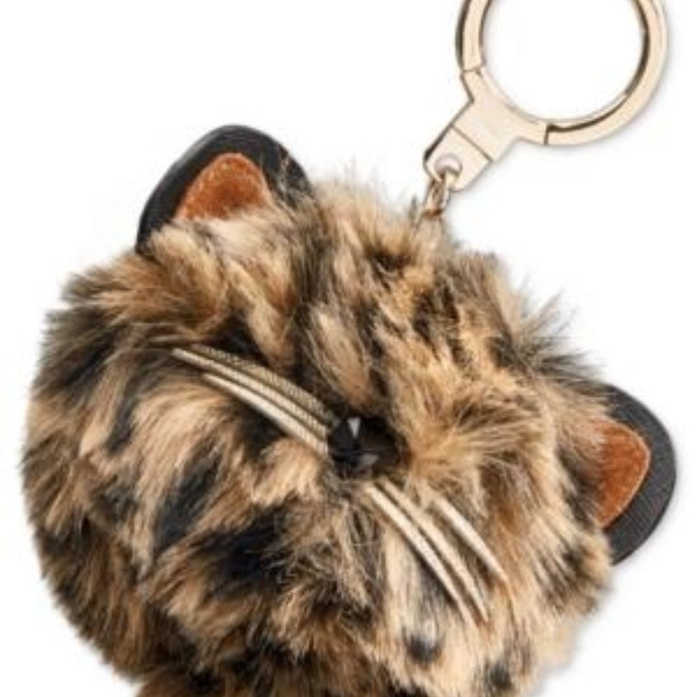 NWT Kate Spade Cheetah Pouf